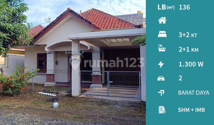 Front Block House in PBI Araya Blimbing Malang Semi-Furnished