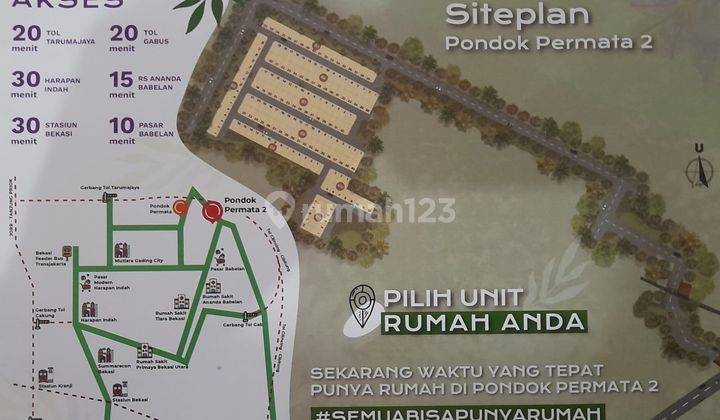 Rumah subsidi di Pondok Permata 2 di Babelan 2