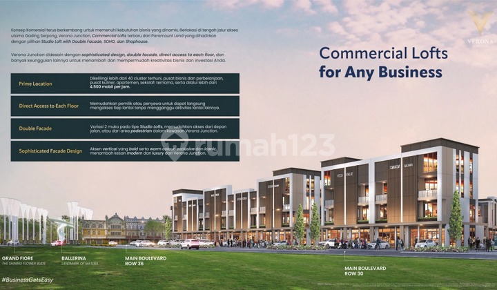 New Verona Junction Shophouse in Gading Serpong 2