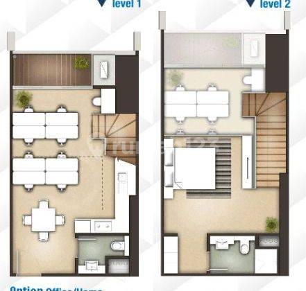 Office Soho Poci Central Park Ukuran 96 M² Kosong  2