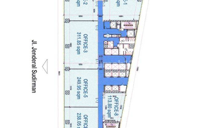 Office Bare 2,139 Sqm Di Sudirman Jakarta Pusat  1