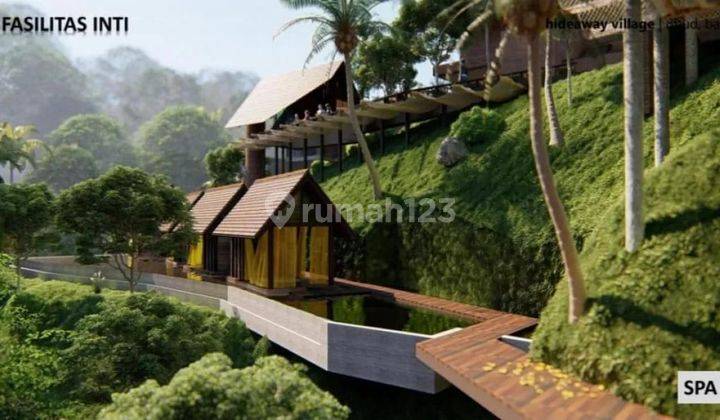 Villa in Ubud with jungle and river view near tourist attractions 1