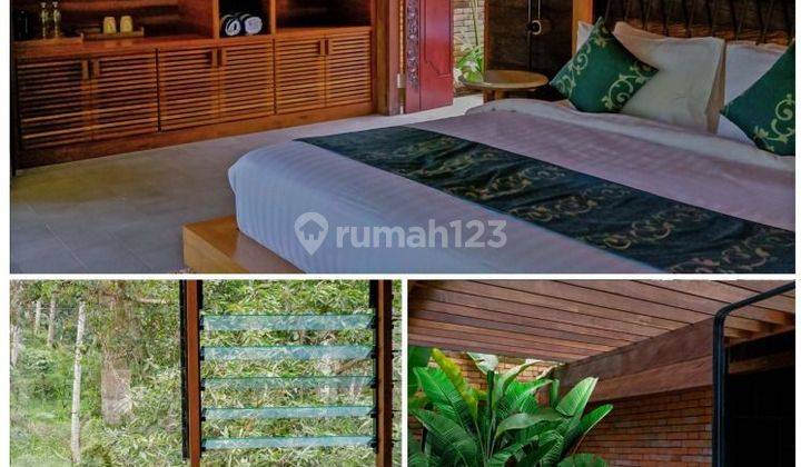 One bedroom villa with jungle and river view di Ubud 2