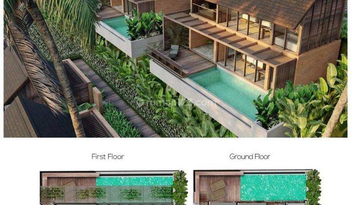 One bedroom villa with jungle and river view di Ubud 1