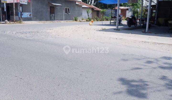 Tanah  murah pinggir jalan cocok buat usaha panglong