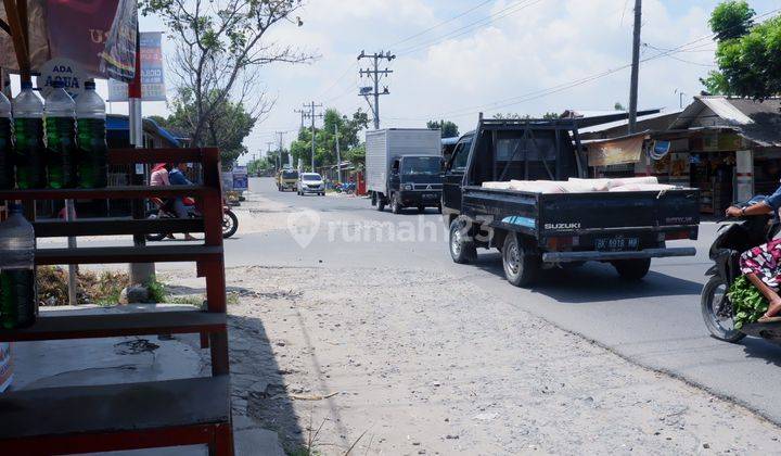 Tanah  murah pinggir jalan cocok buat usaha panglong