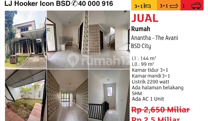 Anantha The Avani BSD City