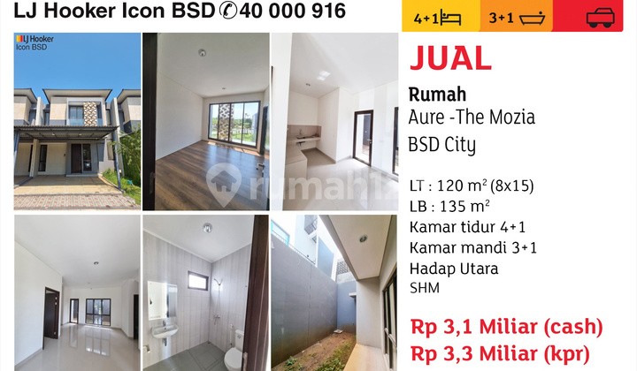 Rumah Mozia BSD  SHM - Sertifikat Hak Milik