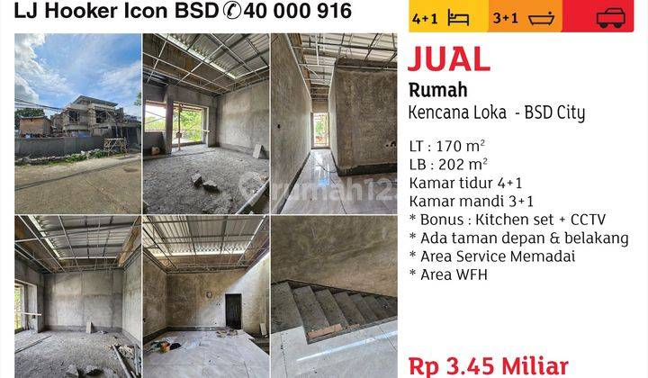 Rumah 2 Lantai di BSD Kencana Loka, Tangerang 1