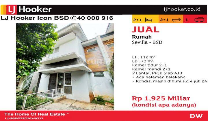  Rumah Bagus Di Sevilla BSD 1