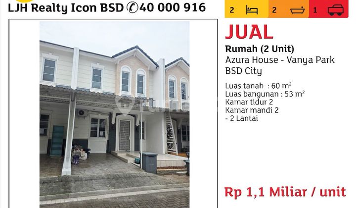 Jual Rumah Bagus di BSD Vanya Park HGB