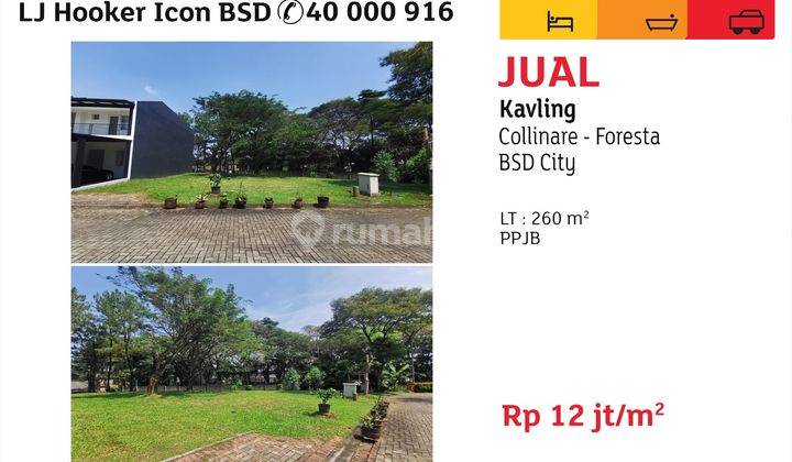 Kavling 260m2vdi Bsd Foresta, Tangerang 1