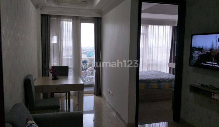 For Rent Menteng Park Apartement Apartement Shappire Tower Private Lift Type 2 Bed Room  1