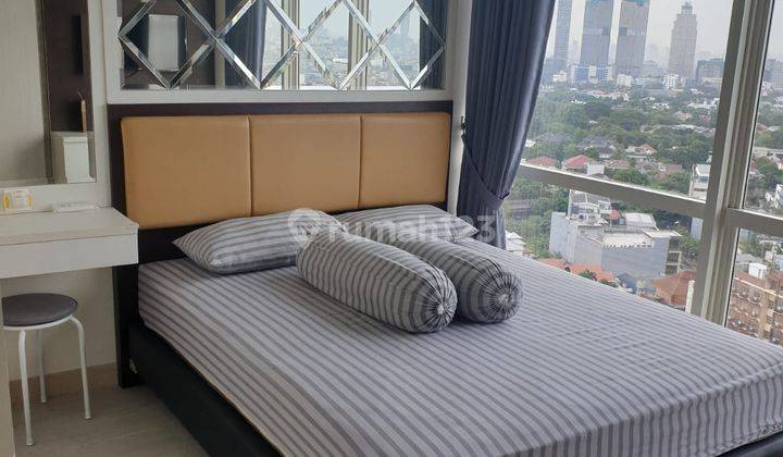 For Rent Menteng Park Apartment Emerald Tower Private Lift Type 2 Bed Room 2