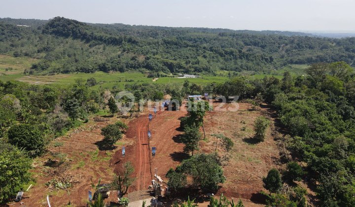 Tanah wisata view gunung dan sungai di Tanjungsari Bogor  2