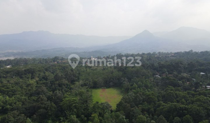 Tanah wisata view gunung dan sungai di Tanjungsari Bogor  3