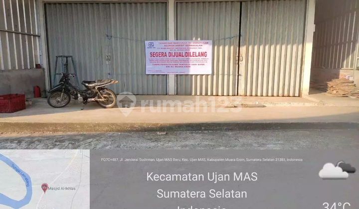 Komersial Murah Aset BRI, Ujan Mas, Kab. Muara Enim