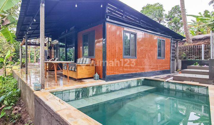 Disewakan Villa 2 Kamar Tidur Dengan Natural Water Pool Singapadu 1