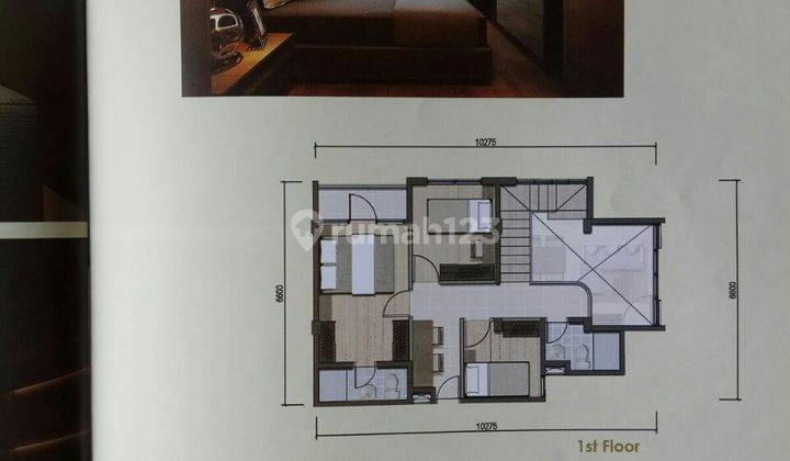 Apartemen Asatti Garden House 3 Kamar Tidur Baru Furnished 11