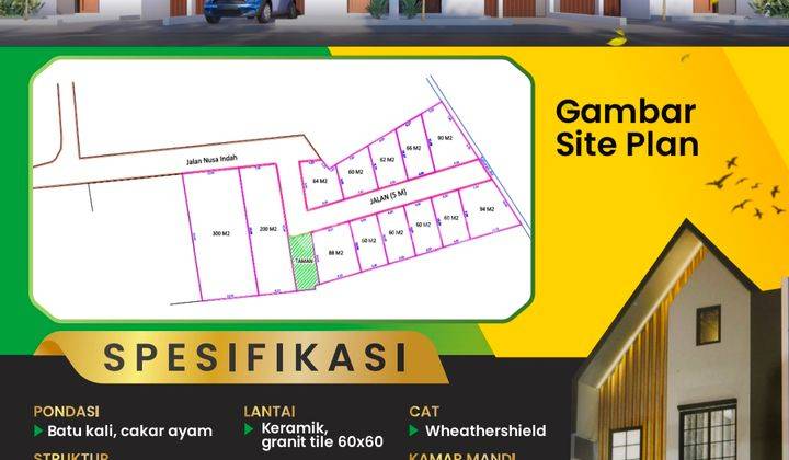 Dijual Rumah Siap Huni di Palm Residence Cinangka 2