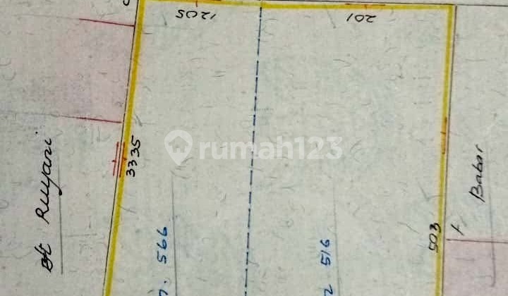 J2195-Cb%0£&F Tanah 1983 M2 Jalan 2 Mobil Ramai di Dekat Joglo Raya