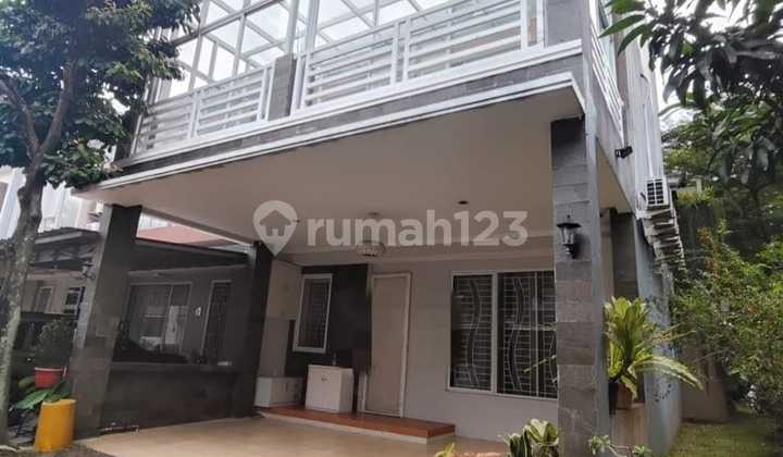 J2233-Cb73= 2.5-Story House, Land/Building Area 84/150 M2, Beside Garden, 2-Car Street Access in Fortune Graha Raya Cluster 2