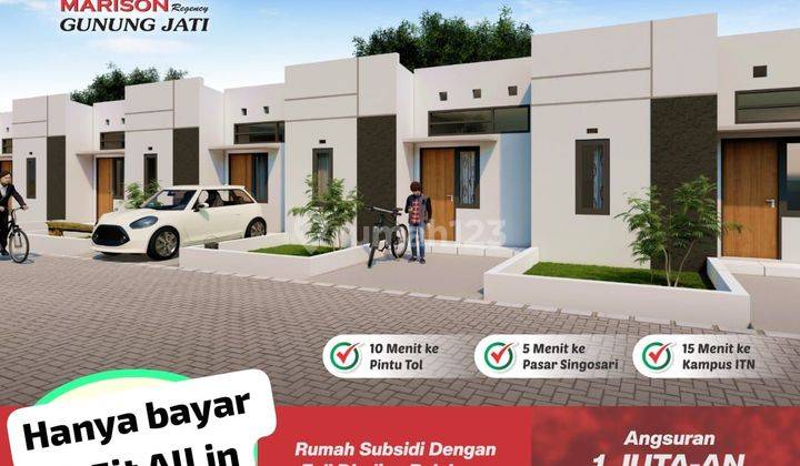 Rumah Subsidi Dp Hanya 2 Jt di Singosari Rogonoto Gunung Jati 1