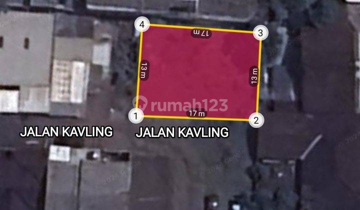 Tanah di Pusat Singosari MLG dekat Jalan Poros MLG - SBY 223 m² 2