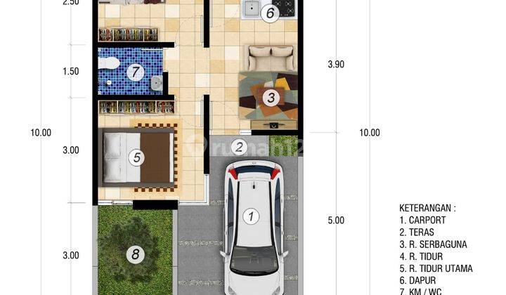 Rumah Baru dekat Sawojajar Malang Cicilan Syariah Tanpa Riba 2