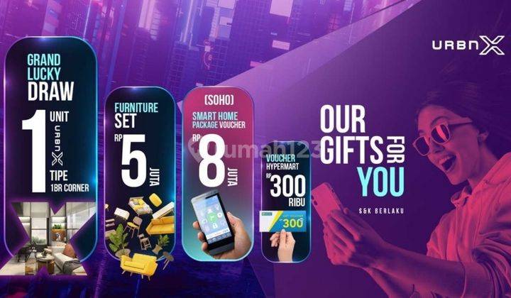 Apartemen urbanX baru type studio di lippo karawaci tangerang  15