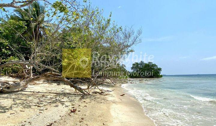 pulau pahawang dengan pasir putih dan laut yang biru cocok untuk resort, snorkeling dan rekreasi pantai Pesawaran Lampung 2