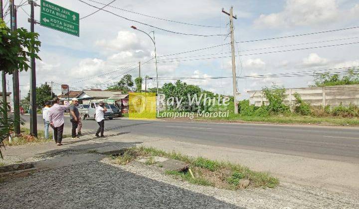 Tanah Jl. Lintas Sumatera dekat gerbang Tol Gunung Sugih Lampung Tengah 1