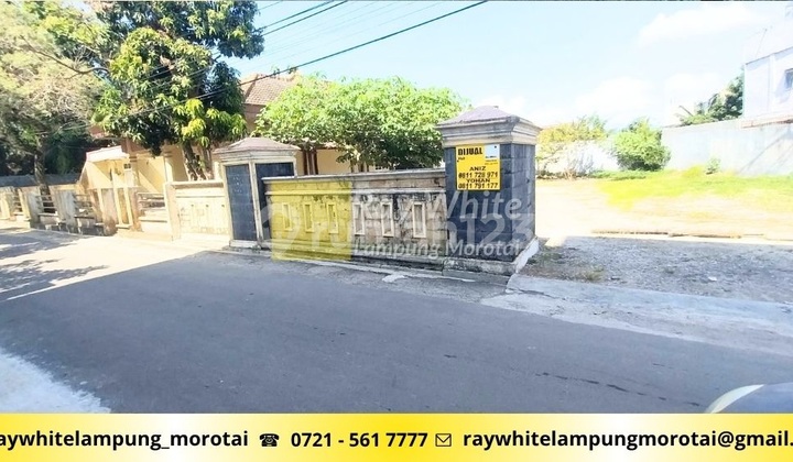 Dijual rumah kedamaian bandar lampung luas tanah 2.035 meter  2