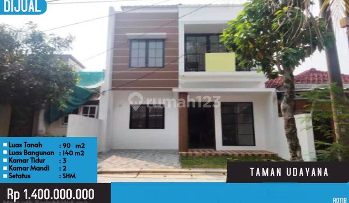 Rumah 2 Lantai Baru Unfurnished SHM di Sentul City, Bogor 1