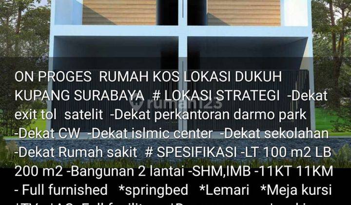 Rumah kos Baru SHM di Dukuh kupang girilaya mayjen sungkono  2