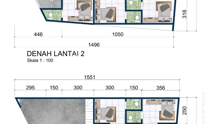 Jual Rumah Kos Baru Laban Menganti Wiyung Dekat Citraland 2