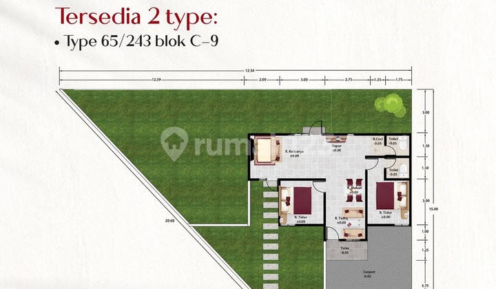 Rumah Etnik dengan kawasan Asri di Tengah Kota Purwokerto 5