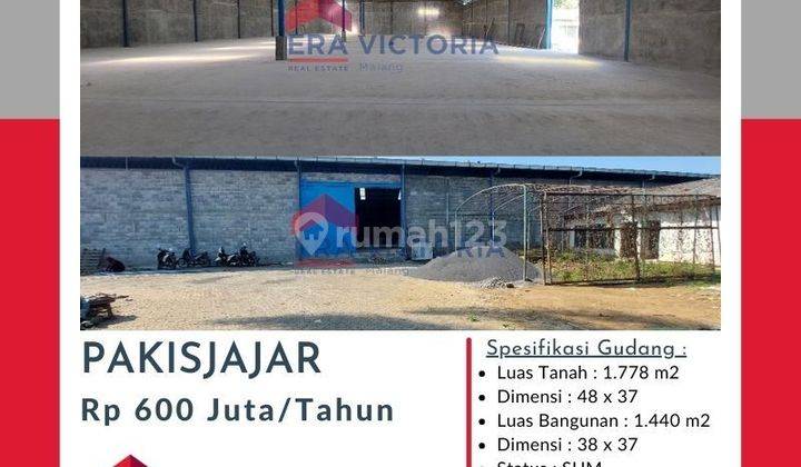 Gudang luas dan besar astungkara penyewa senang 1