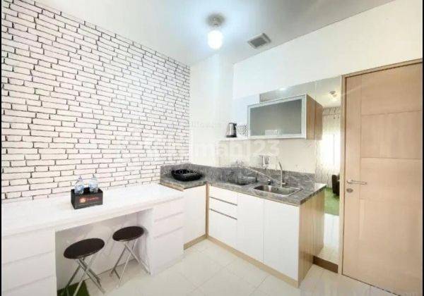 dapur apartemen bagus furnished the lodge