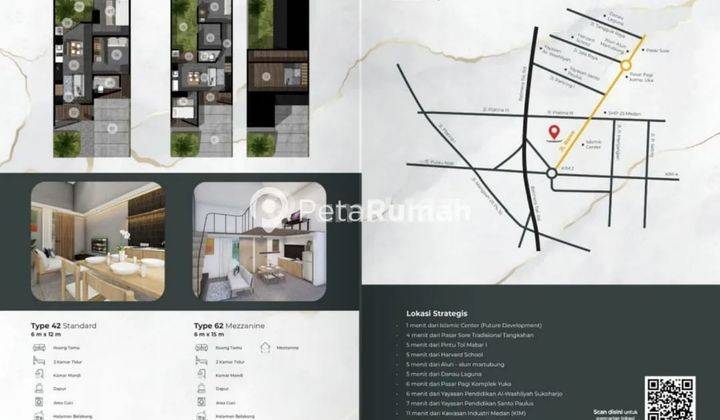 Rumah Unfurnished SHM di Jalan Rawe Daerah Martubung, Medan 2