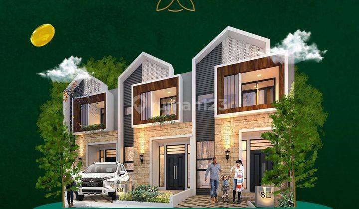 Dijual Rumah 2 Lantai Komplek Green Park Titi Kuning 1