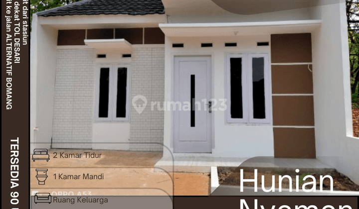 Rumah Modern Akses Dekat Stasiun Dan Exit Tol 1