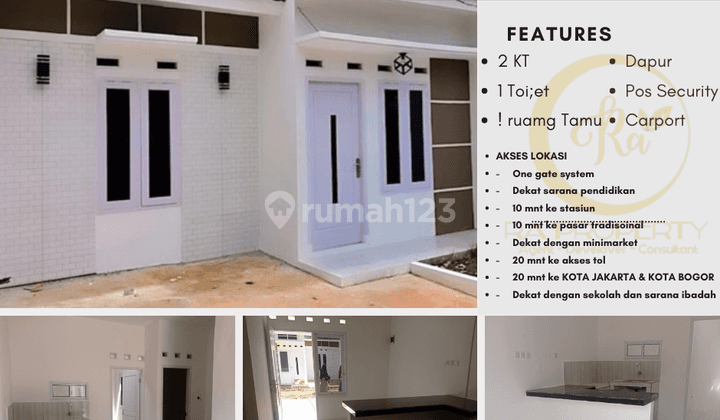 Di Jual Rumah Minimalis Harga Terjangkau Lokasi Dekat Stasiun 1