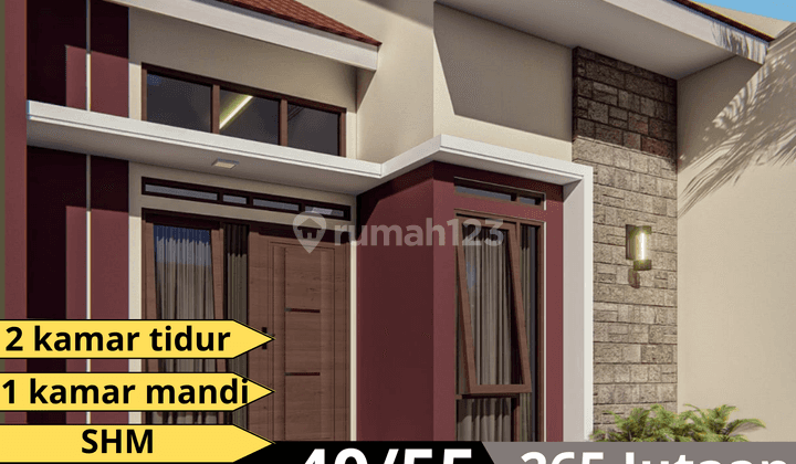 Rumah Modern Murah 2 Kamar Design Elegan Akses Dekat Stasiun 1