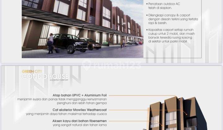 Investasi Terbaik - Condohouse, Konsep Terbaru Pertama Di Makassar Furnished SHM - Sertifikat Hak Milik 1