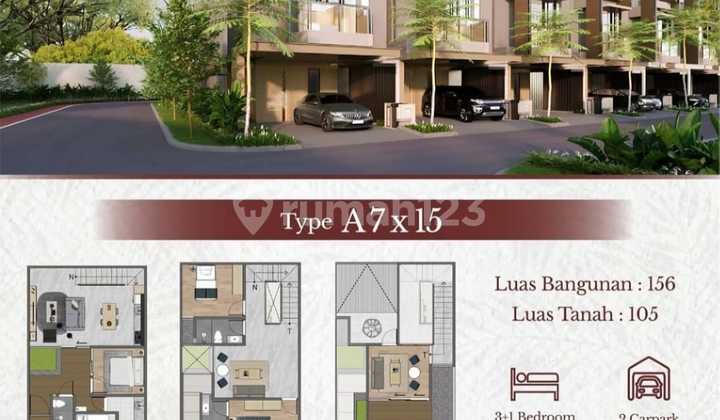 1Sl - Dijual Cepat Rumah South Tresor Metland Puri 1Sl - Dijual Cepat Rumah South Tresor Metland Puri