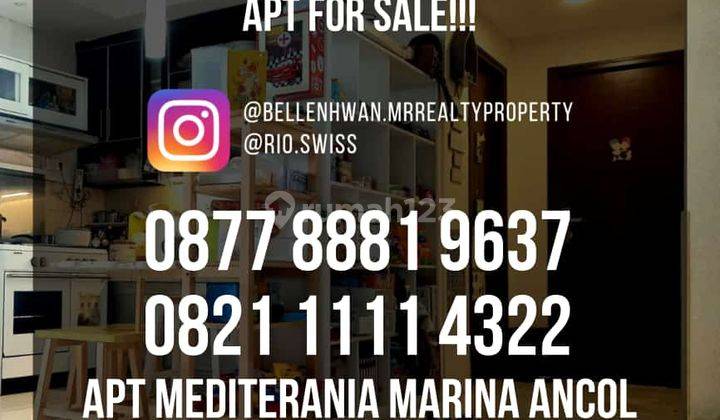 ** Apartemen Mediterania Marina Residence Ancol 2 Kamar Tidur Bagus** 1