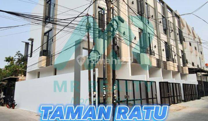 ** Rumah Baru di Taman ratu 3 Lantai Akses Jalan 2 Mobil** 1