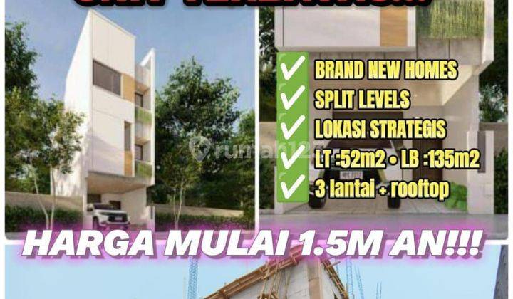 **Hopeng Residence Cluster Baru di Kebon Jeruk 3 Lantai Unit Terbatas** 1