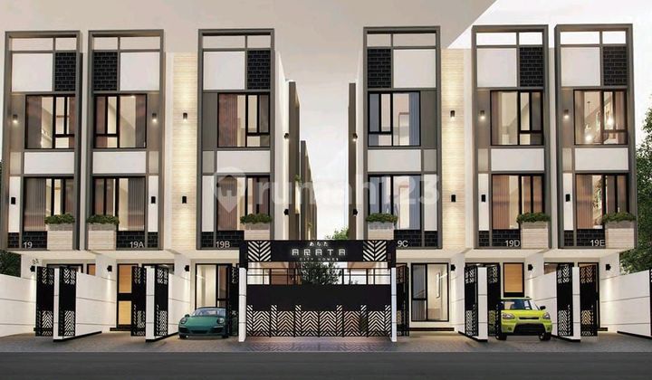 ** Rumah Baru 3 Lantai di Kedoya Row Jalan 2 Mobil Lega** 2